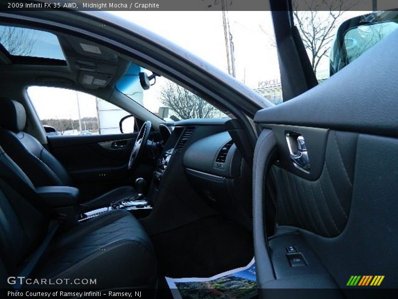 Midnight Mocha / Graphite 2009 Infiniti FX 35 AWD