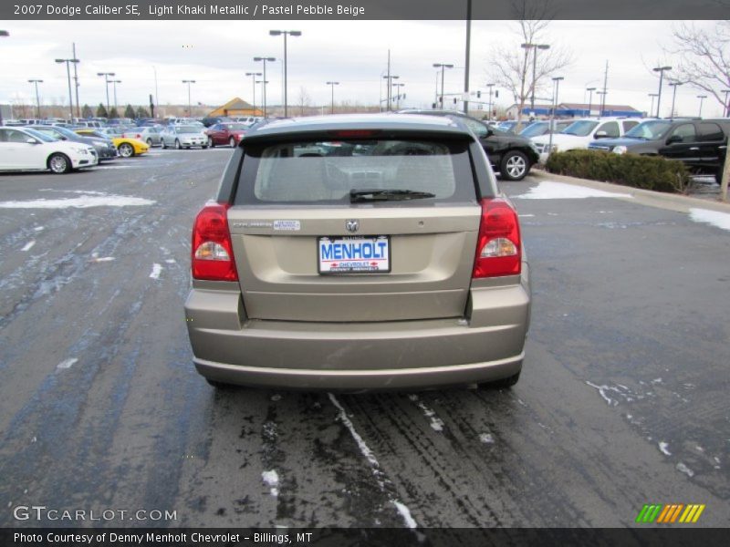 Light Khaki Metallic / Pastel Pebble Beige 2007 Dodge Caliber SE