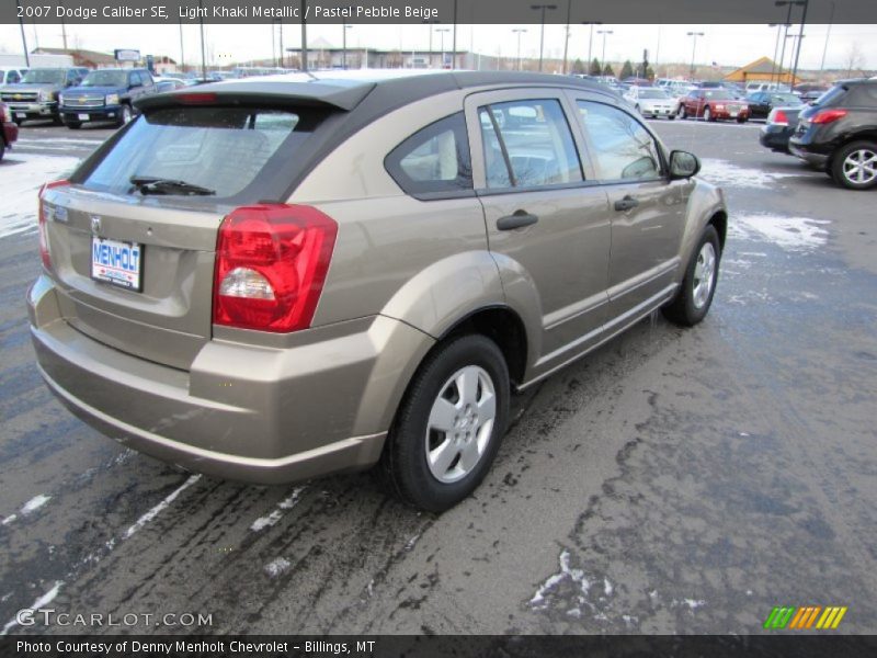 Light Khaki Metallic / Pastel Pebble Beige 2007 Dodge Caliber SE