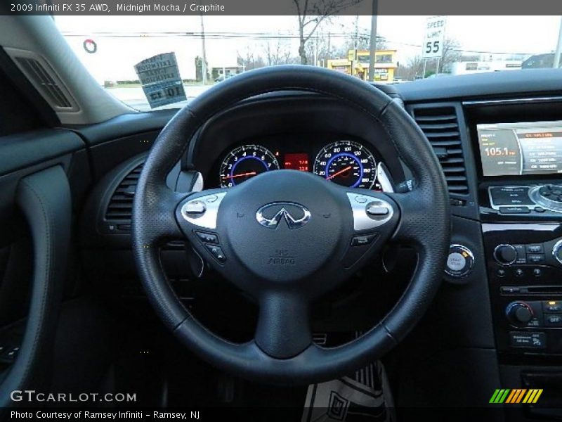 Midnight Mocha / Graphite 2009 Infiniti FX 35 AWD