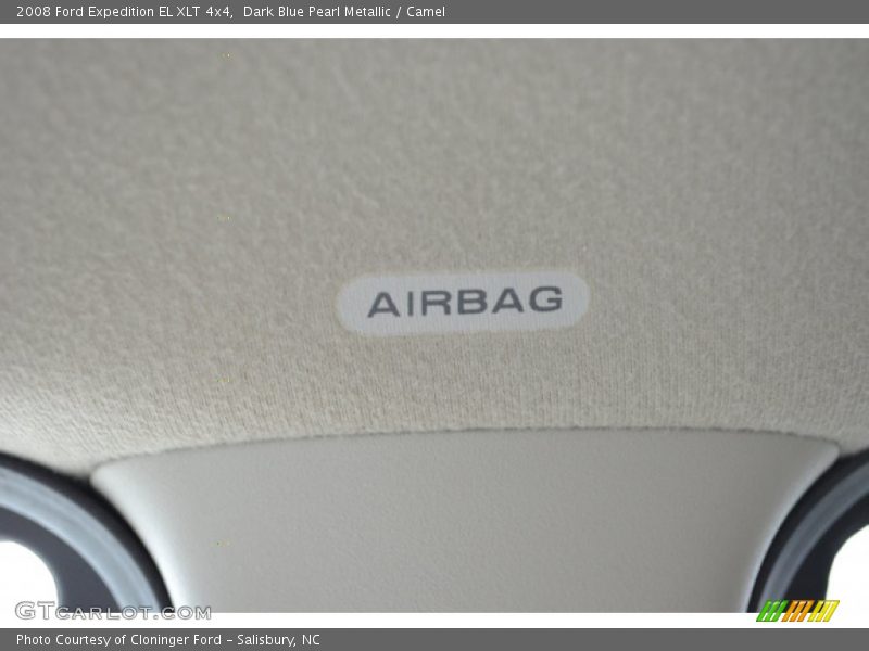 Dark Blue Pearl Metallic / Camel 2008 Ford Expedition EL XLT 4x4