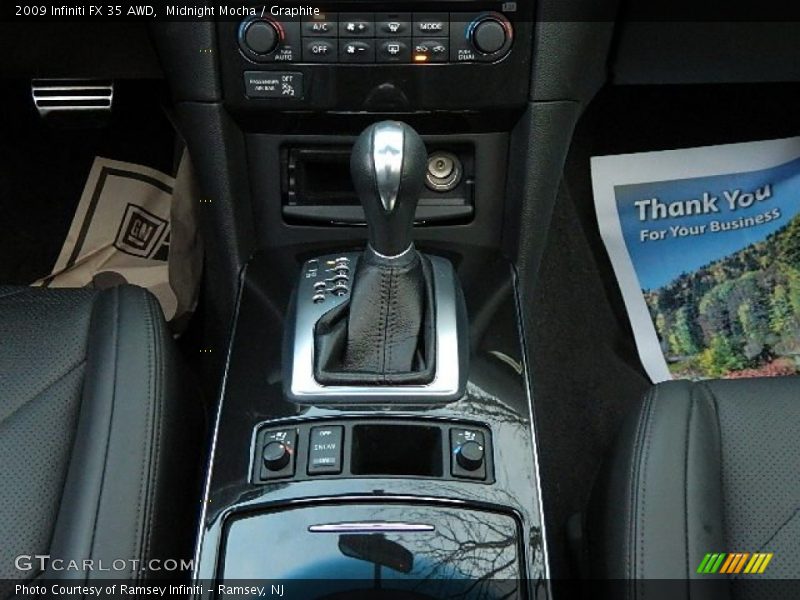 Midnight Mocha / Graphite 2009 Infiniti FX 35 AWD