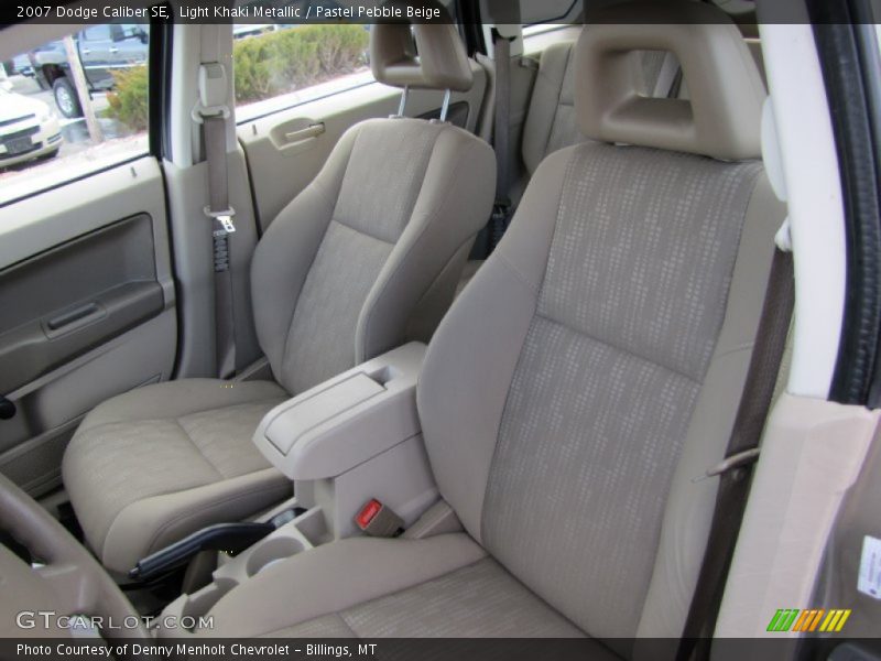 Light Khaki Metallic / Pastel Pebble Beige 2007 Dodge Caliber SE
