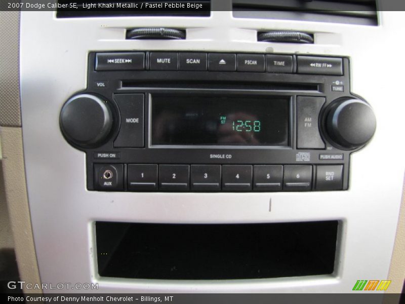 Light Khaki Metallic / Pastel Pebble Beige 2007 Dodge Caliber SE
