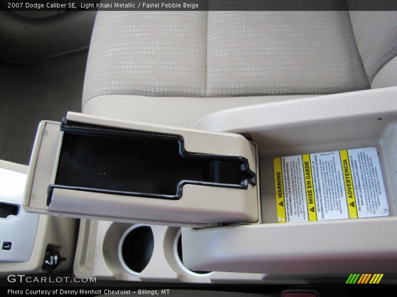 Light Khaki Metallic / Pastel Pebble Beige 2007 Dodge Caliber SE