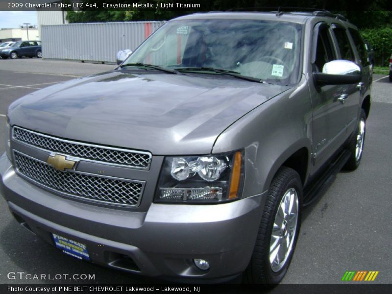 Graystone Metallic / Light Titanium 2009 Chevrolet Tahoe LTZ 4x4