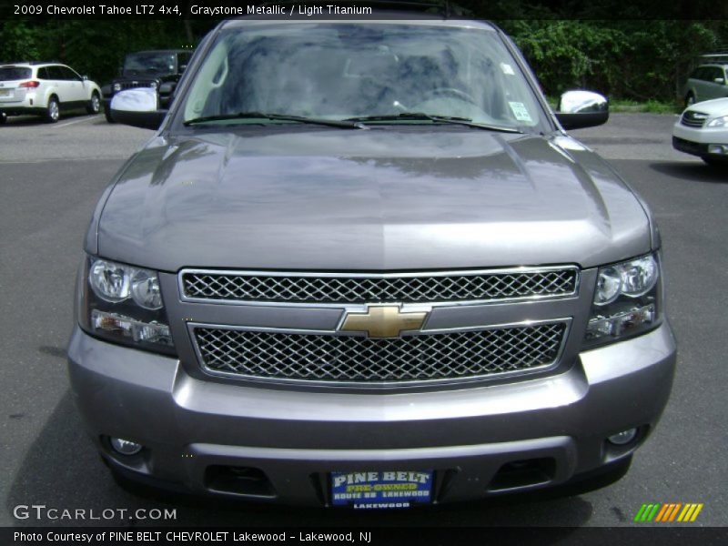 Graystone Metallic / Light Titanium 2009 Chevrolet Tahoe LTZ 4x4