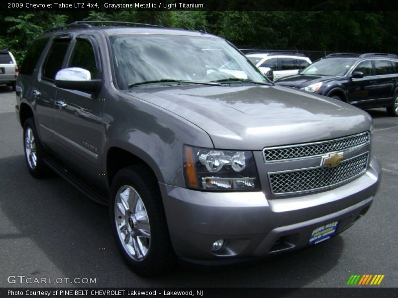Graystone Metallic / Light Titanium 2009 Chevrolet Tahoe LTZ 4x4