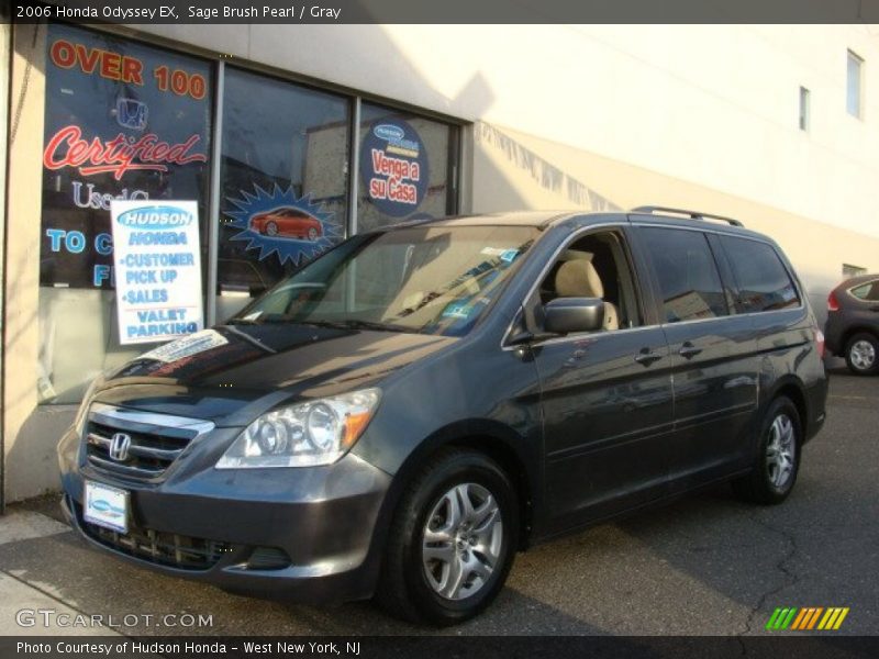 Sage Brush Pearl / Gray 2006 Honda Odyssey EX