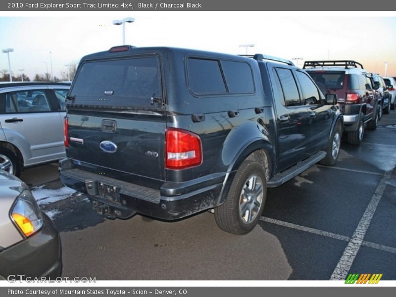 Black / Charcoal Black 2010 Ford Explorer Sport Trac Limited 4x4