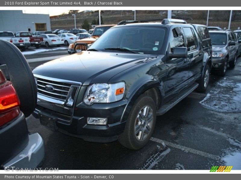Black / Charcoal Black 2010 Ford Explorer Sport Trac Limited 4x4