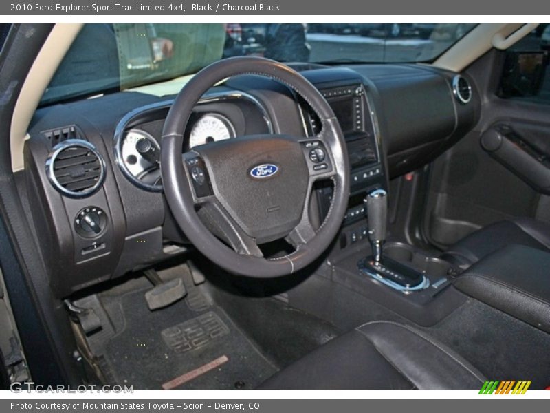 Black / Charcoal Black 2010 Ford Explorer Sport Trac Limited 4x4