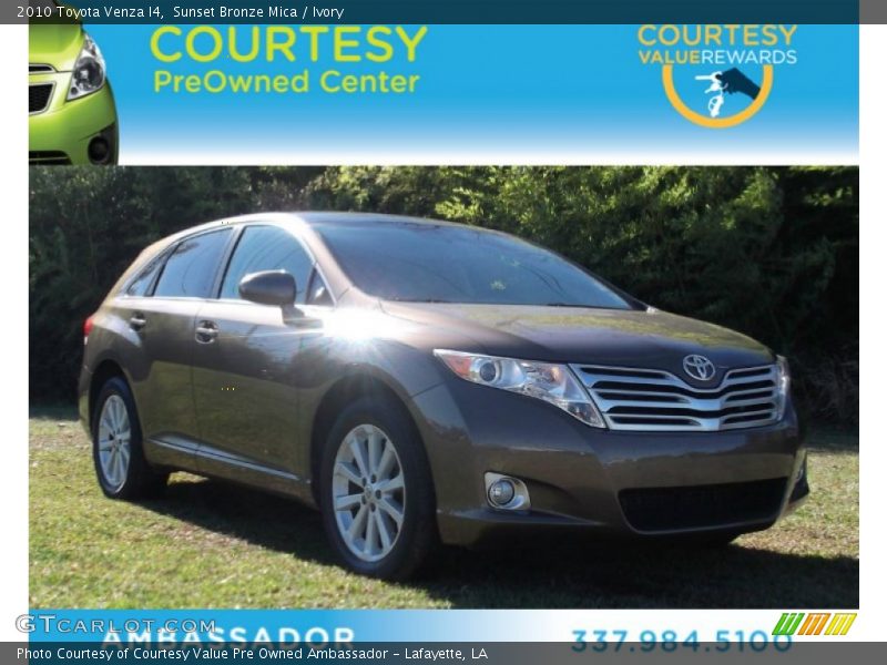 Sunset Bronze Mica / Ivory 2010 Toyota Venza I4