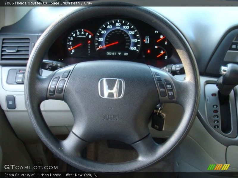 Sage Brush Pearl / Gray 2006 Honda Odyssey EX