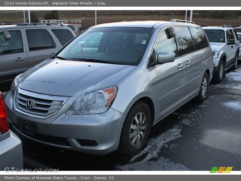 Alabaster Silver Metallic / Gray 2010 Honda Odyssey EX