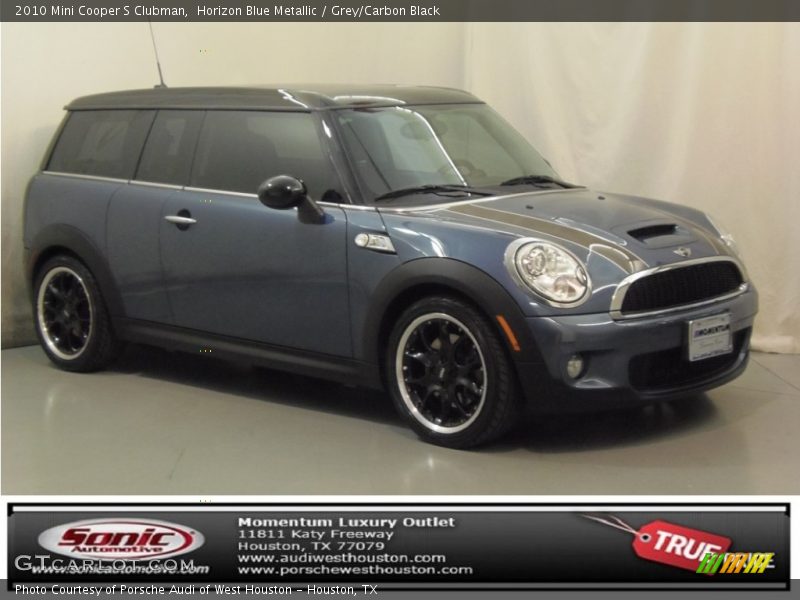 Horizon Blue Metallic / Grey/Carbon Black 2010 Mini Cooper S Clubman