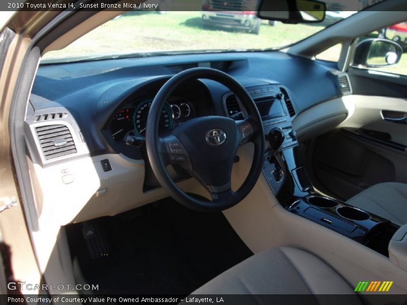 Sunset Bronze Mica / Ivory 2010 Toyota Venza I4
