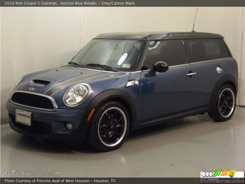 Horizon Blue Metallic / Grey/Carbon Black 2010 Mini Cooper S Clubman