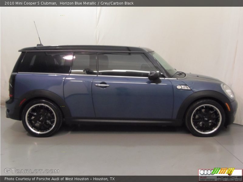 Horizon Blue Metallic / Grey/Carbon Black 2010 Mini Cooper S Clubman