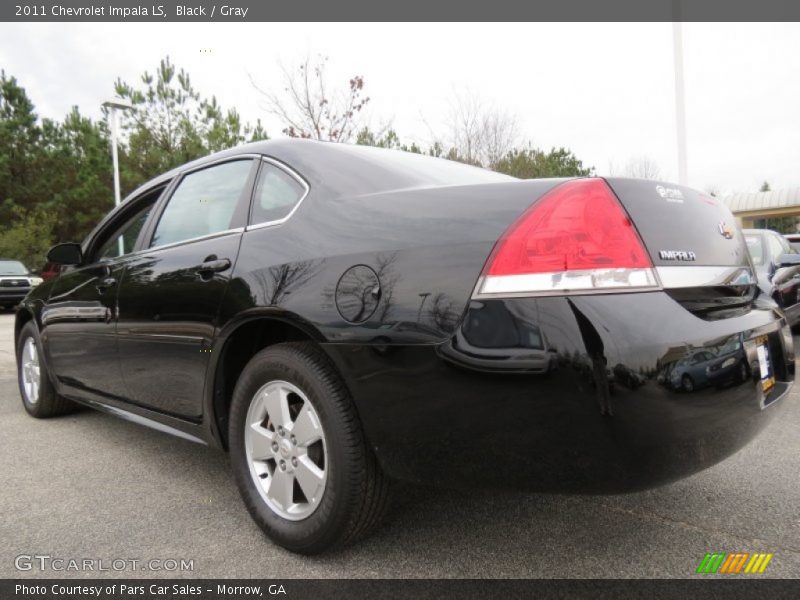 Black / Gray 2011 Chevrolet Impala LS