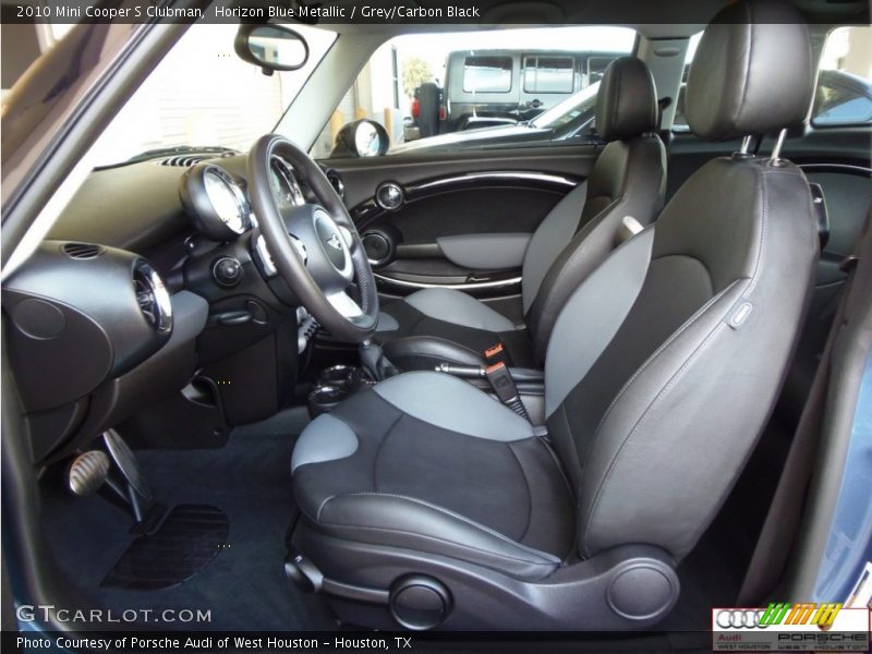 Horizon Blue Metallic / Grey/Carbon Black 2010 Mini Cooper S Clubman