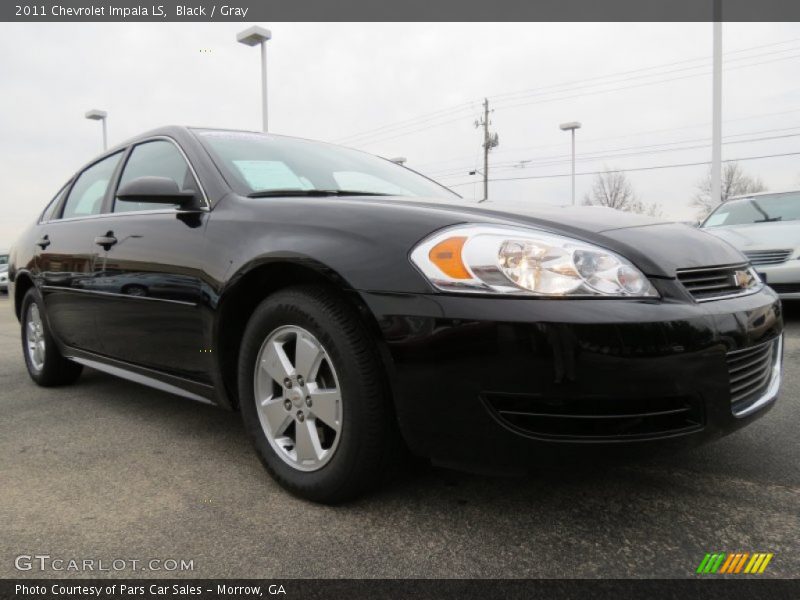 Black / Gray 2011 Chevrolet Impala LS