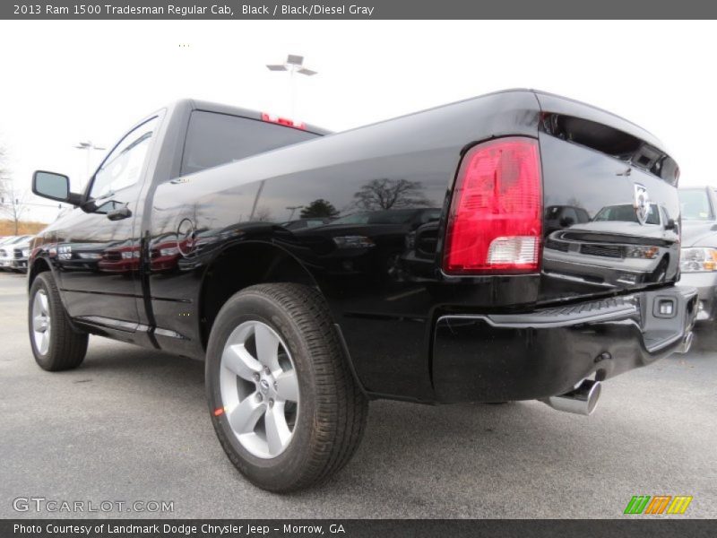Black / Black/Diesel Gray 2013 Ram 1500 Tradesman Regular Cab