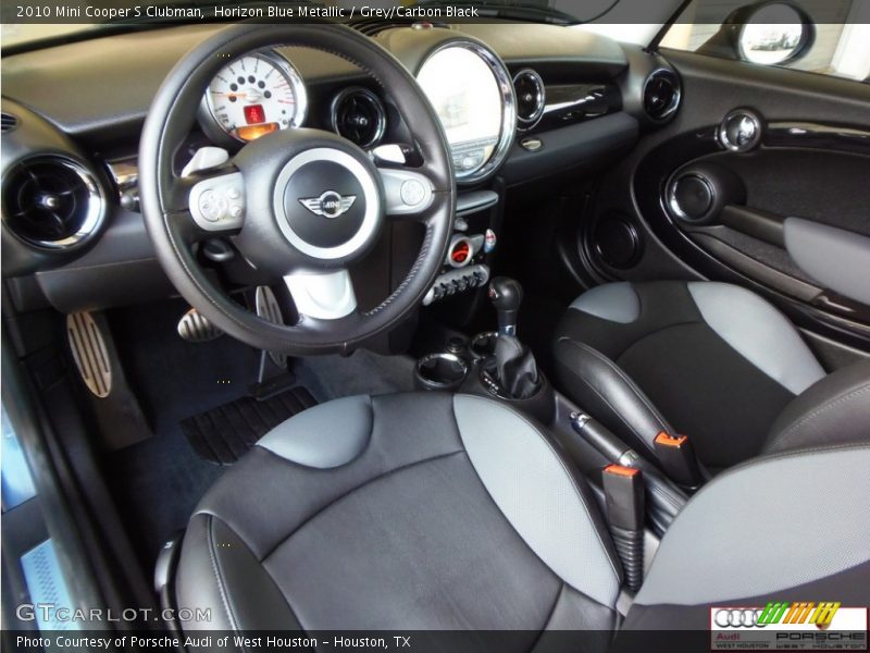 Horizon Blue Metallic / Grey/Carbon Black 2010 Mini Cooper S Clubman