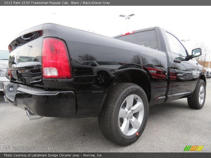 Black / Black/Diesel Gray 2013 Ram 1500 Tradesman Regular Cab