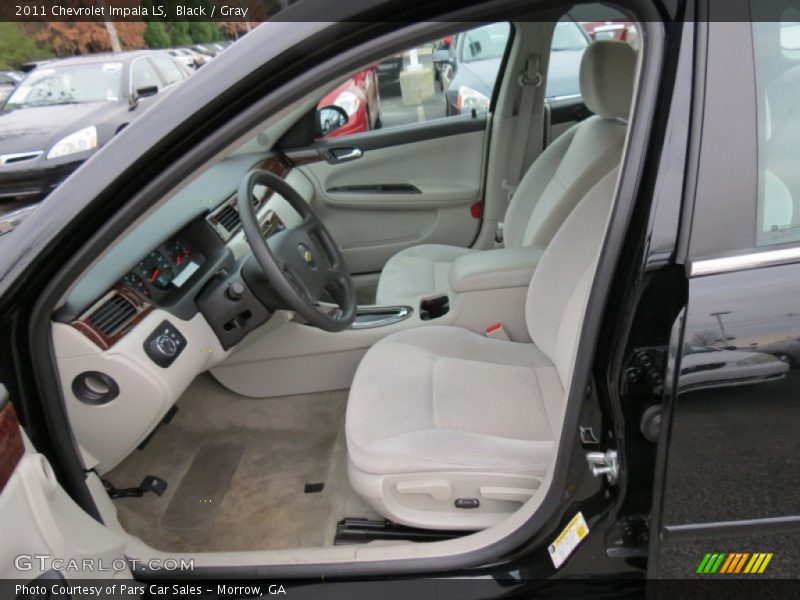 Black / Gray 2011 Chevrolet Impala LS