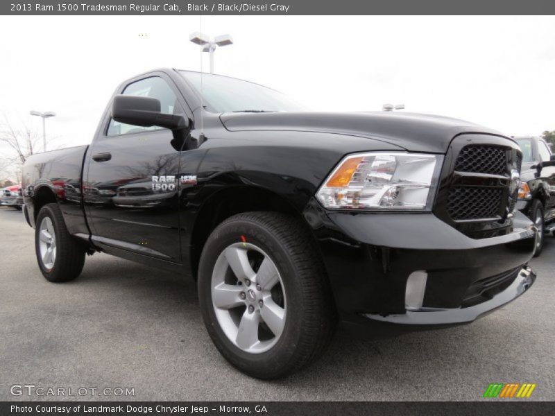 Black / Black/Diesel Gray 2013 Ram 1500 Tradesman Regular Cab