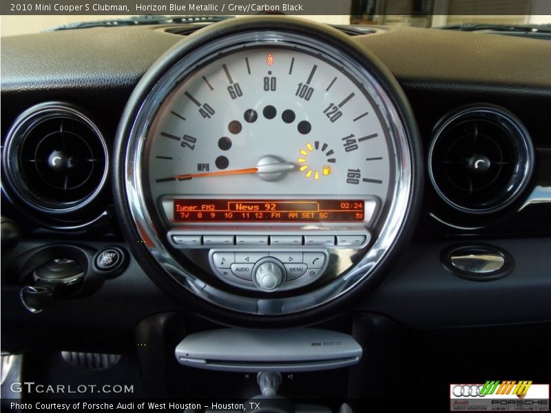 Horizon Blue Metallic / Grey/Carbon Black 2010 Mini Cooper S Clubman