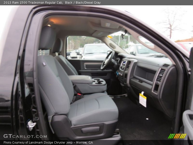 Black / Black/Diesel Gray 2013 Ram 1500 Tradesman Regular Cab