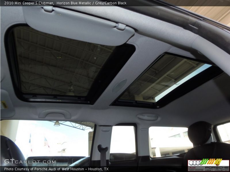 Horizon Blue Metallic / Grey/Carbon Black 2010 Mini Cooper S Clubman