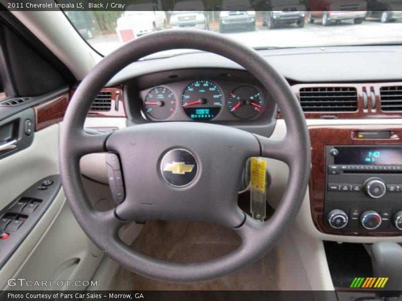 Black / Gray 2011 Chevrolet Impala LS