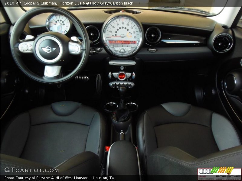 Horizon Blue Metallic / Grey/Carbon Black 2010 Mini Cooper S Clubman