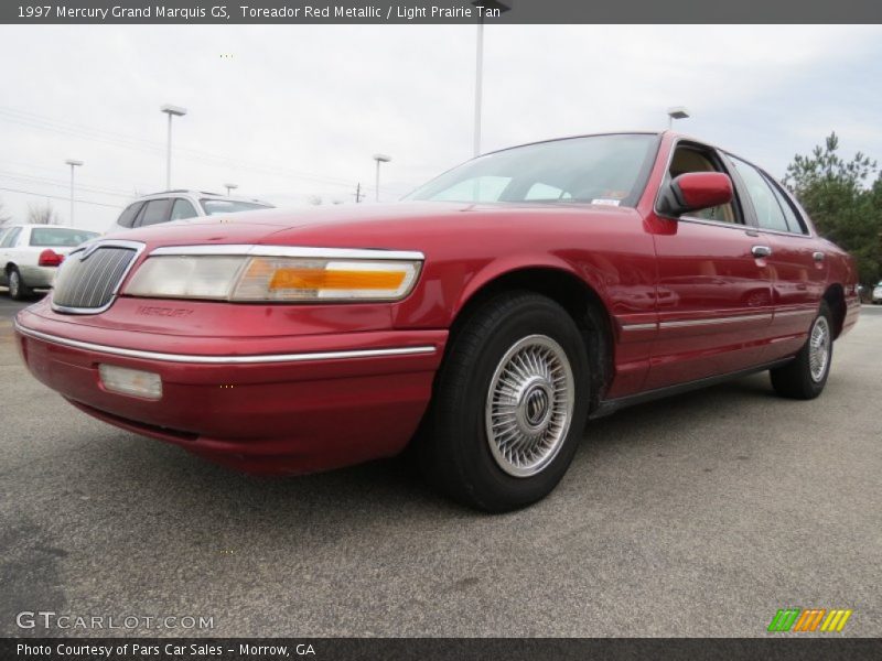Toreador Red Metallic / Light Prairie Tan 1997 Mercury Grand Marquis GS