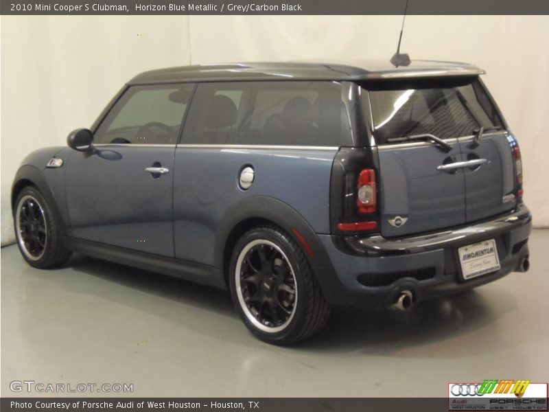 Horizon Blue Metallic / Grey/Carbon Black 2010 Mini Cooper S Clubman