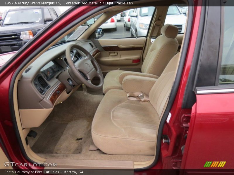 Toreador Red Metallic / Light Prairie Tan 1997 Mercury Grand Marquis GS