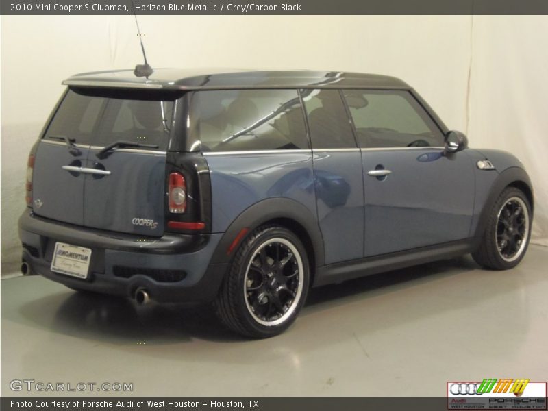 Horizon Blue Metallic / Grey/Carbon Black 2010 Mini Cooper S Clubman