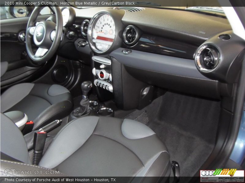 Horizon Blue Metallic / Grey/Carbon Black 2010 Mini Cooper S Clubman