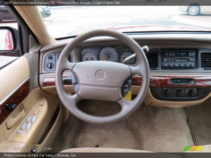 Toreador Red Metallic / Light Prairie Tan 1997 Mercury Grand Marquis GS