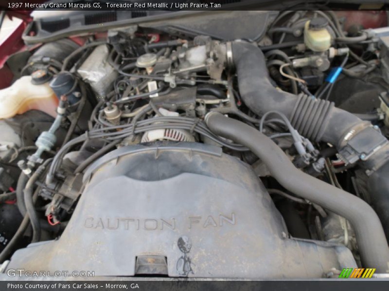 Toreador Red Metallic / Light Prairie Tan 1997 Mercury Grand Marquis GS