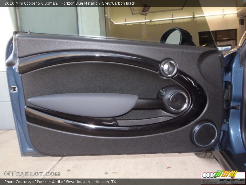 Horizon Blue Metallic / Grey/Carbon Black 2010 Mini Cooper S Clubman