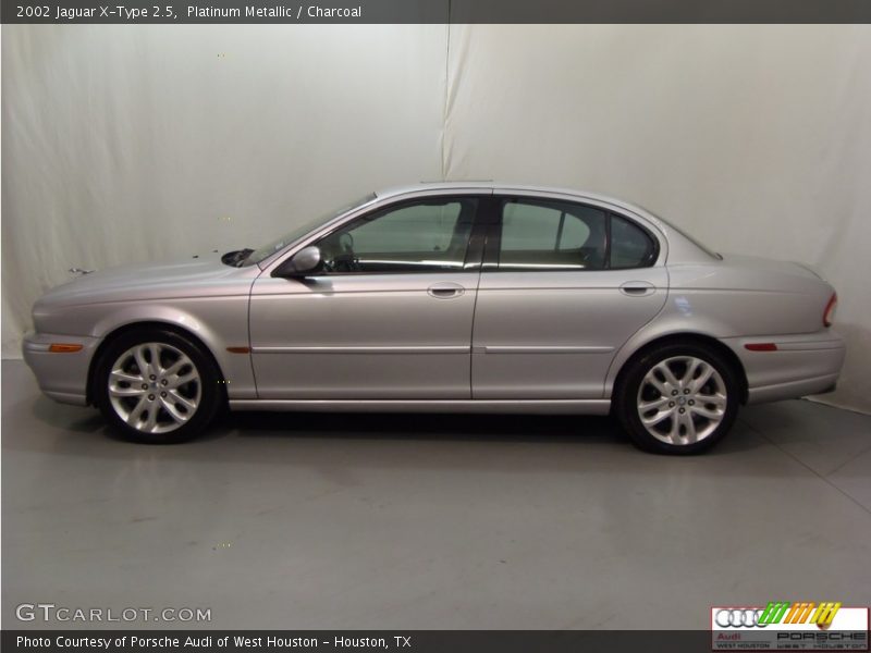 Platinum Metallic / Charcoal 2002 Jaguar X-Type 2.5