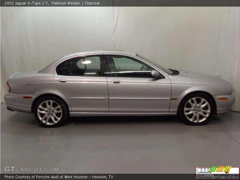 Platinum Metallic / Charcoal 2002 Jaguar X-Type 2.5
