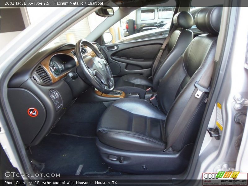 Platinum Metallic / Charcoal 2002 Jaguar X-Type 2.5