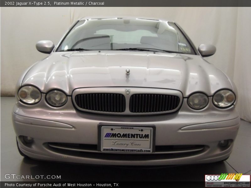 Platinum Metallic / Charcoal 2002 Jaguar X-Type 2.5