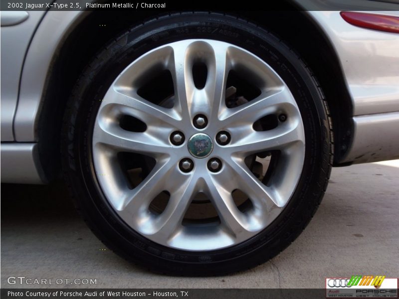 Platinum Metallic / Charcoal 2002 Jaguar X-Type 2.5