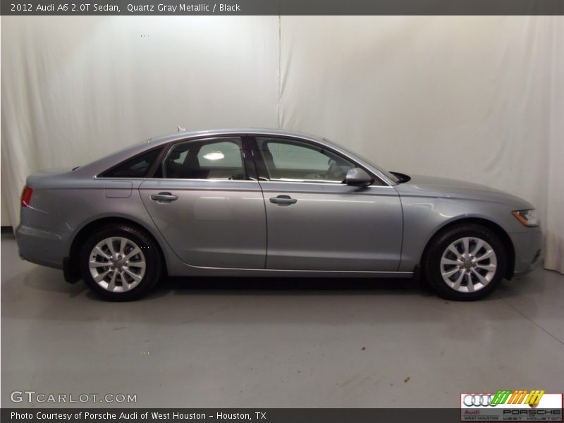 Quartz Gray Metallic / Black 2012 Audi A6 2.0T Sedan